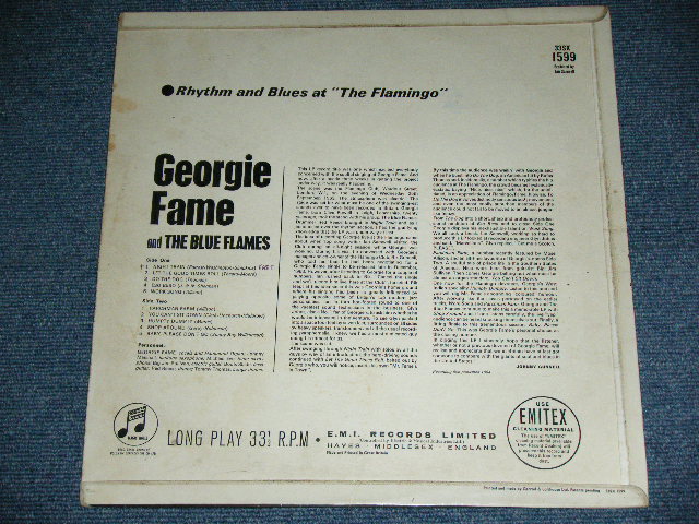 画像: GEORGIE FAME - RHYTHM & BLUES AT THE FLAMINGO ( Ex/Ex ) / 1964 UK ORIGINAL MONO Used LP 