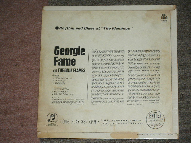 画像: GEORGIE FAME - RHYTHM & BLUES AT THE FLAMINGO ( Ex-/Ex+ )  / 1964 UK ORIGINAL MONO Used LP 