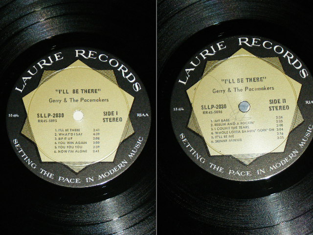 画像: GERRY AND THE PACEMAKERS - I'LL BE THERE  ( MINT-/Ex+++ ) / 1964  US ORIGINAL MONO Used LP 