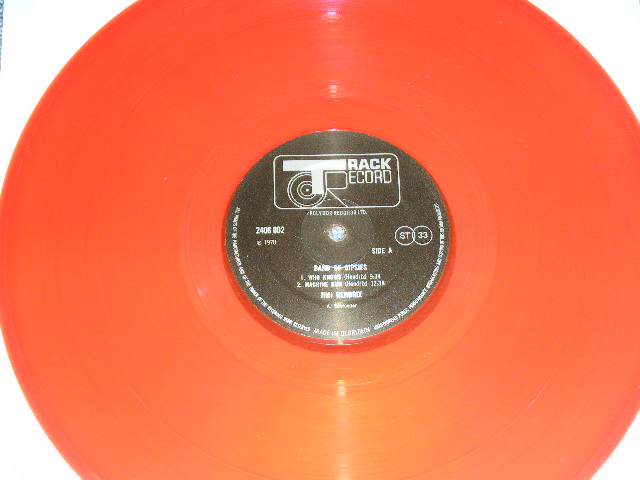 画像: JIMI HENDRIX - BAND OF GYPSYS ( PUPPET Jcket / RED VINYL Wax ) / 2009? EU LIMITED RED VINYL Wax  REISSUE Brand New  LP 