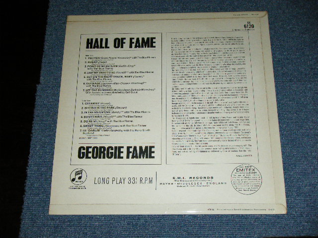 画像: GEORGIE FAME - FALL OF FAME  ( Ex+++/MINT )  / 1967 UK ORIGINAL BLUE Columbia Label  MONO Used LP 