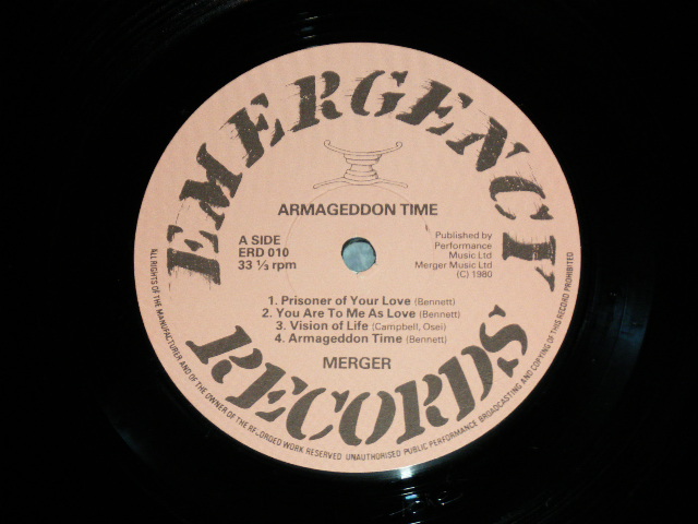 画像: MERCER - ARMAGEDON TIME  / 1980 UK ORIGINAL Used LP 