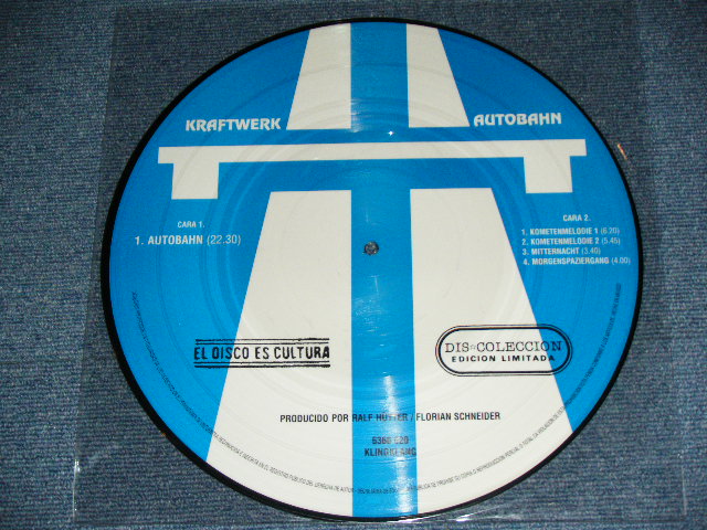 画像: KRAFTWERK -  AUTOBAHN ( PICTURE DISC )   / 1998? GERMAN REISSUE? ORIGINAL? Limited PICTURE DISC  Brand New LP