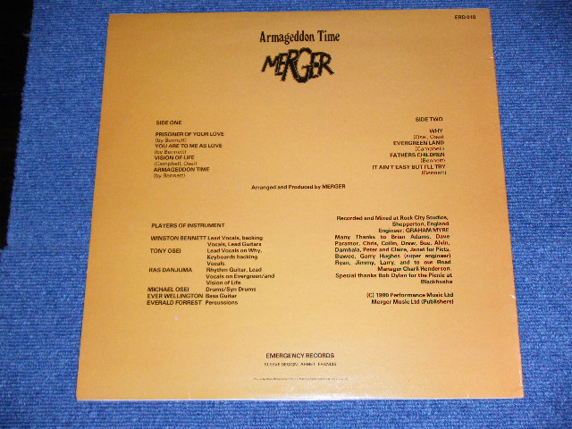 画像: MERCER - ARMAGEDON TIME  / 1980 UK ORIGINAL Used LP 