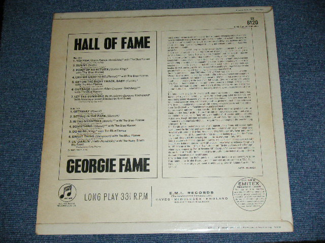 画像: GEORGIE FAME - FALL OF FAME  ( Ex++.Ex+/Ex )  / 1967 UK ORIGINAL BLUE Columbia Label  MONO Used LP 