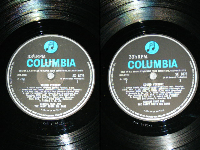 画像: GEORGIE FAME - SOUND VENTURE ( Ex+++/Ex+++ )  / 1966 UK ORIGINAL BLUE Columbia Label  MONO Used LP 