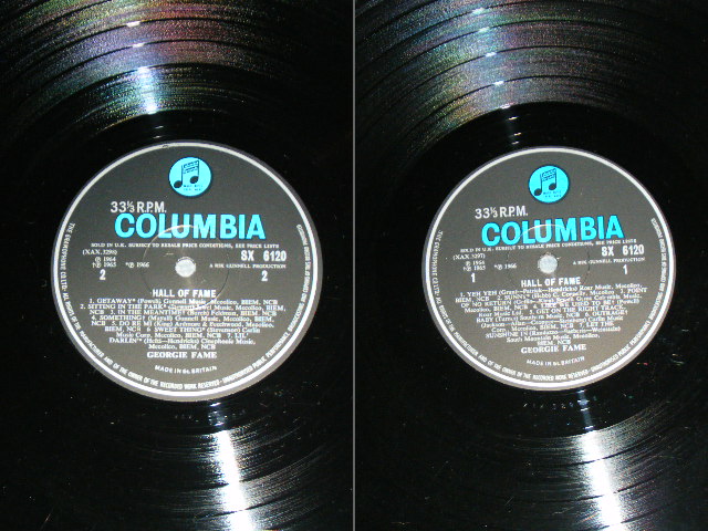 画像: GEORGIE FAME - FALL OF FAME  ( Ex+++/MINT )  / 1967 UK ORIGINAL BLUE Columbia Label  MONO Used LP 