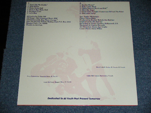 画像: ROCKIN' REBELS - RAISE SOME HELL (Matrix # RR-101-A-/ B) RR-101-B- ) ( Ex+++/MINT-) / 1983 US ORIGINAL Used LP PRIVATE Press 
