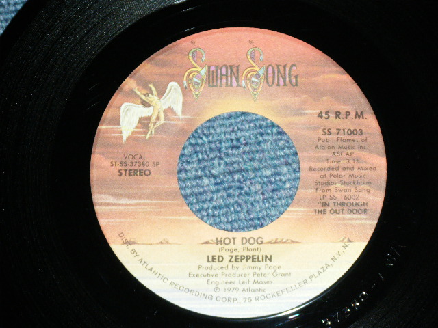 画像: LED ZEPPELIN - FOOL IN THE RAIN   / 1979 US ORIGINAL Used 7" Single With COMPANY SLEEVE 