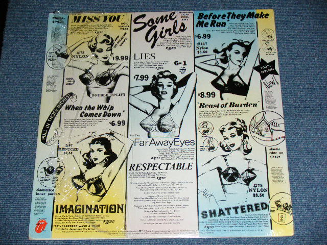 画像: ROLLING STONES - SOME GIRLS ( Ex++/ MINT- 2nd Press Cover : MATRIX NUMBER  A: ST RS 784079 D  /B: ST RS 784080 G ) /  1978 US ORIGINAL LP