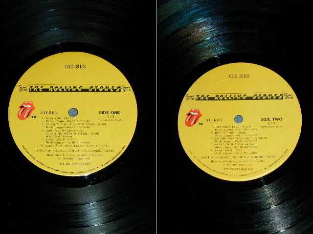 画像: ROLLING STONES - SOME GIRLS (Matrix #A)STRS 784079 CC △23467 (6) PR STERLING TJ B)STRS 784080 FF MR △23467-X (1) PR STERLING TJ )  "MO / MONARCH Press in CA" (Ex+/Ex++ Looks:Ex+++) /  1978 US AMERICA ORIGINAL "FULL FACE COVER" Used LP