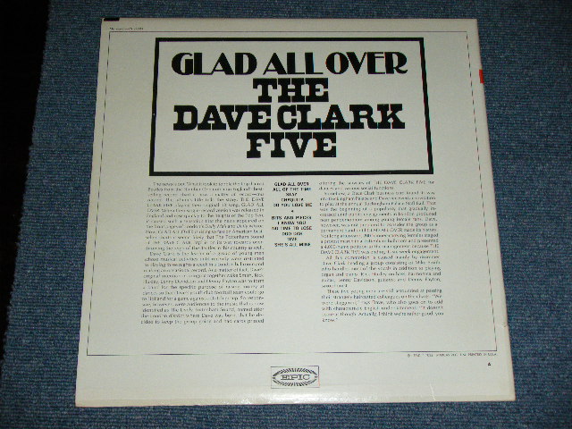 画像: DAVE CLARK FIVE - GLAD ALL OVER ( 2nd PRESS WITH INSTRUMENTS on FRONT COVER ) / 1964 US ORIGINAL MONO Used  LP 