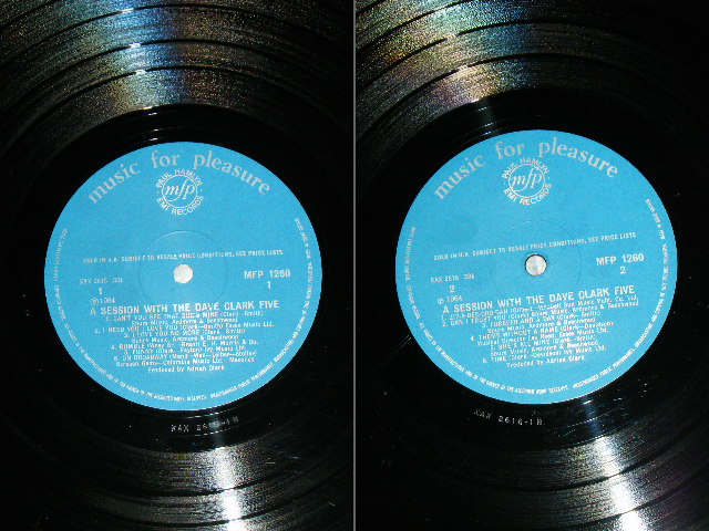 画像: THE DAVE CLARK FIVE - SESSION WITH ( Ex++ /MINT- ) / Late 1960's UK Reissue Used LP 