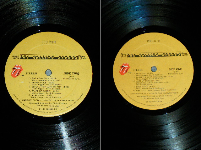 画像: ROLLING STONES - SOME GIRLS ( Ex++/ MINT- 2nd Press Cover : MATRIX NUMBER  A: ST RS 784079 C  /B: ST RS 784080 G ) /  1978 US ORIGINAL LP