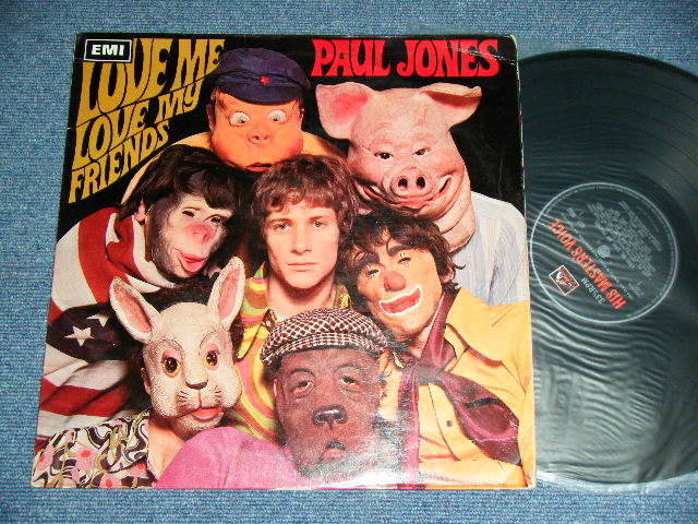 画像1: PAUL JONES of MANFRED MANN - LOVE ME LOVE MY FRIENDS / 1967 UK ORIGINAL 1st Press "RED H.M.V. Label" MONO Used LP