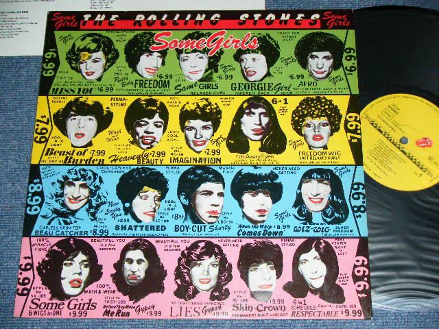画像1: ROLLING STONES - SOME GIRLS  /  1978 WEST-GERMANY ORIGINAL With FULL FACE Cover LP