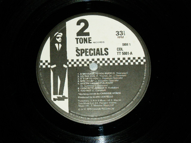 画像: SPECIALS - SPECIALS ( Ex++/Ex+++ ) / 1979 UK ENGLAND Original Used LP 