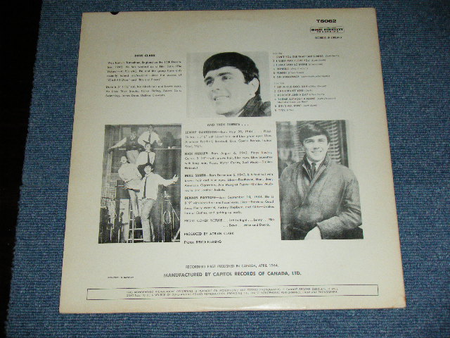 画像: THE DAVE CLARK FIVE - SESSION WITH ( Ex++ / Ex++ ) / 1964 CANADA  Original MONO LP 