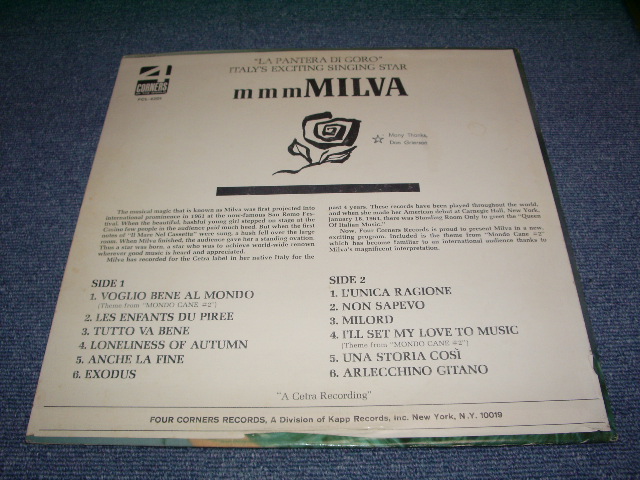 画像: MILVA  - THE PANTERA DI GORO / US ORIGINAL LP 