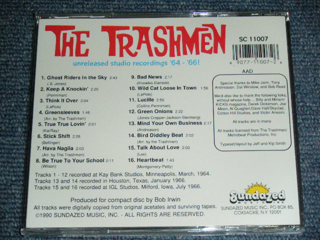 画像: The TRASHMEN - THE GREAT LOST ALBUM   / 1990 US Used CD