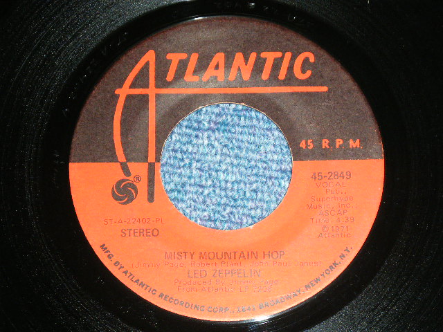画像: LED ZEPPELIN -  BLACK DOG  / 1971 US ORIGINAL Used 7" Single 