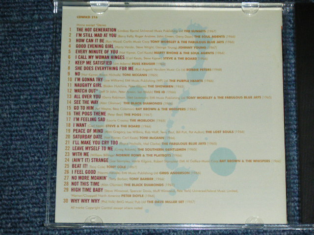 画像: V.A. OMNIBUS - HOT GENERATION! : 1960'S PUNK FROM DOWN UNDER  / 2002  UK  Used CD