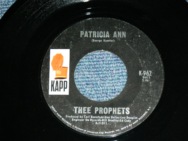 画像: THEE PROPHETS - PLAYGIRL  /  1967 US ORIGINAL  Used  7"Single With COMPANY SLEEVE  