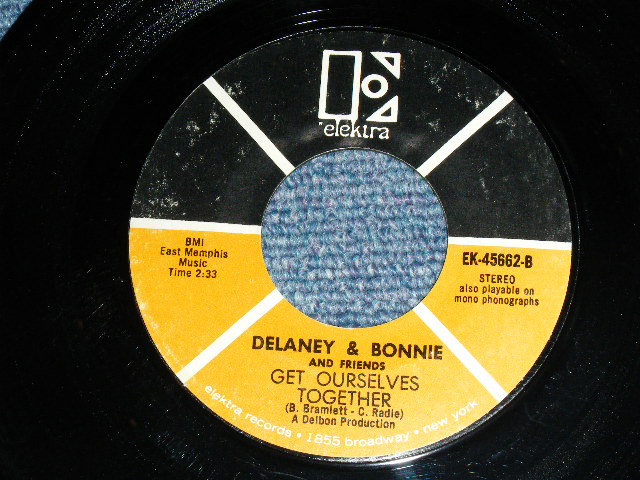 画像: DELANEY & BONNIE - WHEN THE BATTLE IS OVER  / 1969  US ORIGINAL 7"SINGLE