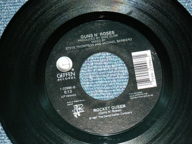 画像: GUNS N' ROSES - PATIENCE / 1987 US ORIGINAL Used 7"Single With PICTURE SLEEVE 