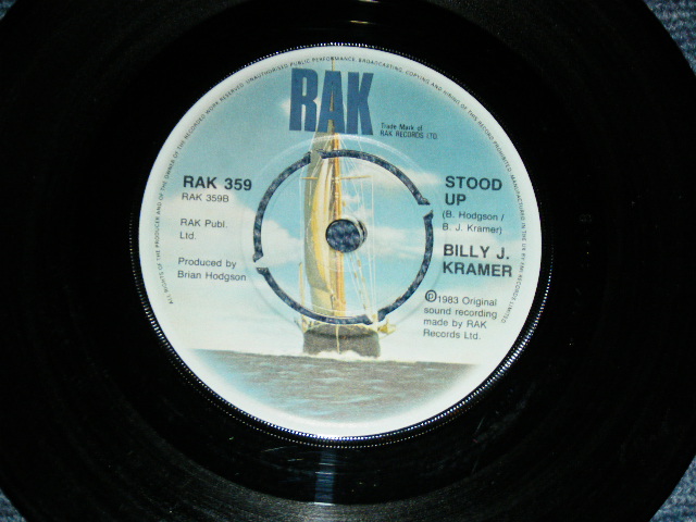 画像: BILLY J. KRAMER - YOU CAN'T LIVE ON MEMORIES / 1983  UK ORIGINAL Used 7"SINGLE With PICTURE SLEEVE