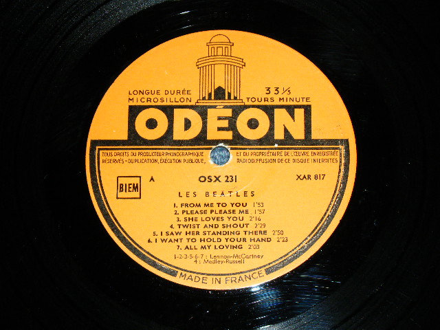 画像: THE BEATLES - DANS LEURS 14 PLUS GRANDS SUCCES (Ex/Ex) / 1965 FRANCE FRECH ORIGINAL 'ORANGE' LABEL Used LP 