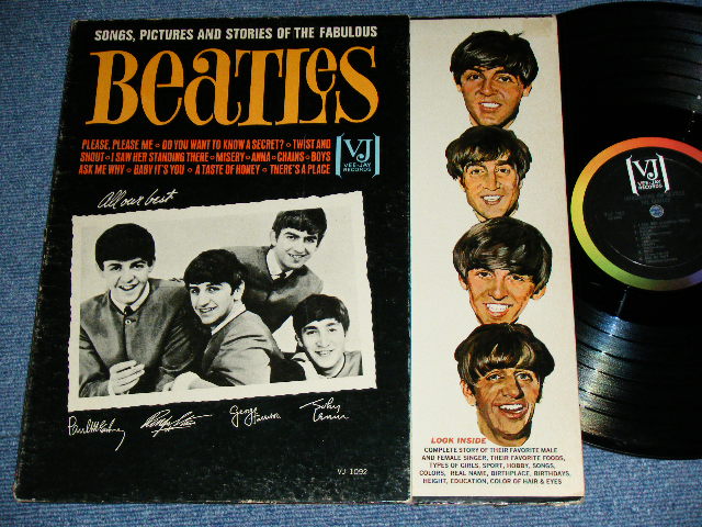 画像1: THE BEATLES  - SONGS PICTURES AND STORIES OF THE FABULOUS BEATLES(  Matrix #    A) 63-3402(4)　△6307     B) 63-3403(4)　△6307-x)   ( VG+++/Ex+ ) /  1964 US ORIGINAL MONO LP 