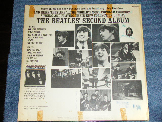 画像: THE BEATLES - SECOND ALBUM (Ex,VG+++/VG+++ ) / 1964 GERMAN ORIGINAL EXPORT STEREO LP 