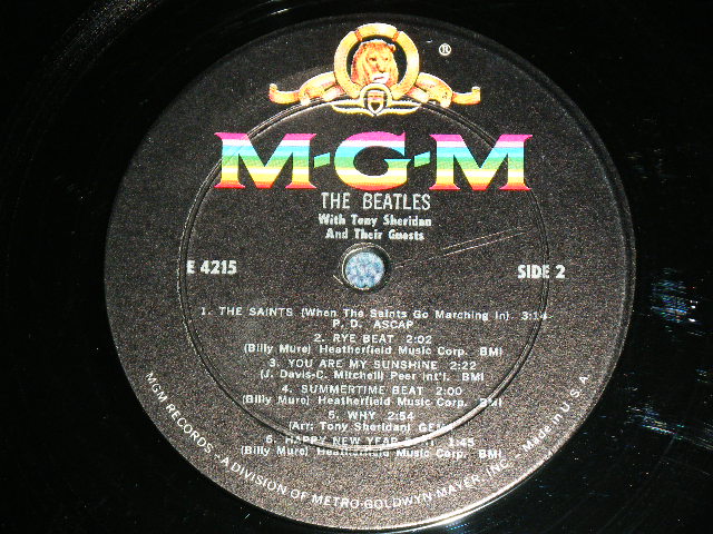 画像: THE BEATLES - THE BEATLES  WITH TONY SHERIDAN AND THEIR GUESTS ( With 'And Guests' on Cover : VG++/Ex++ ) / 1964 US ORIGINAL MONO Used  LP