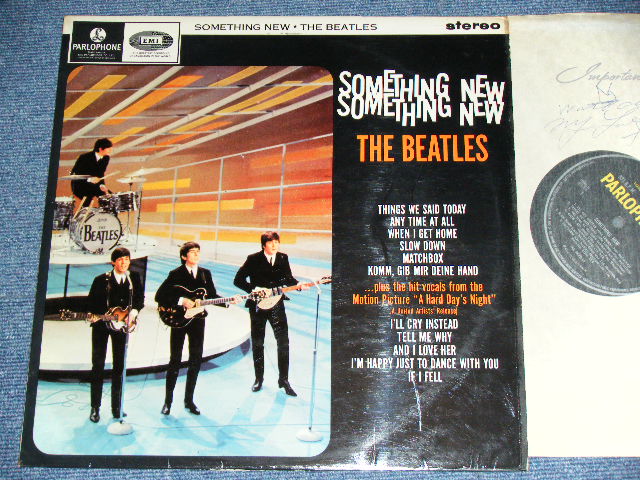 画像1: THE BEATLES - SOMETHING NEW ( Ex++/Ex++ : GRAMOPHONE Credit Label ) / 1965 UK EXPORT  Yellow Parlophone STEREO LP
