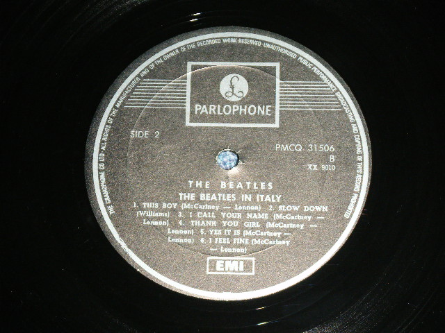 画像: THE BEATLES  -  THE BEATLES IN ITALY / Early 1970's?ISRAEL Used LP 