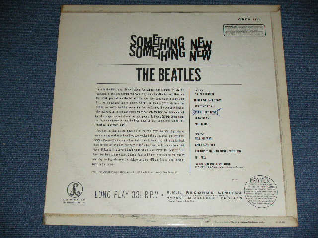 画像: THE BEATLES - SOMETHING NEW ( Ex++/Ex++ : GRAMOPHONE Credit Label ) / 1965 UK EXPORT  Yellow Parlophone STEREO LP