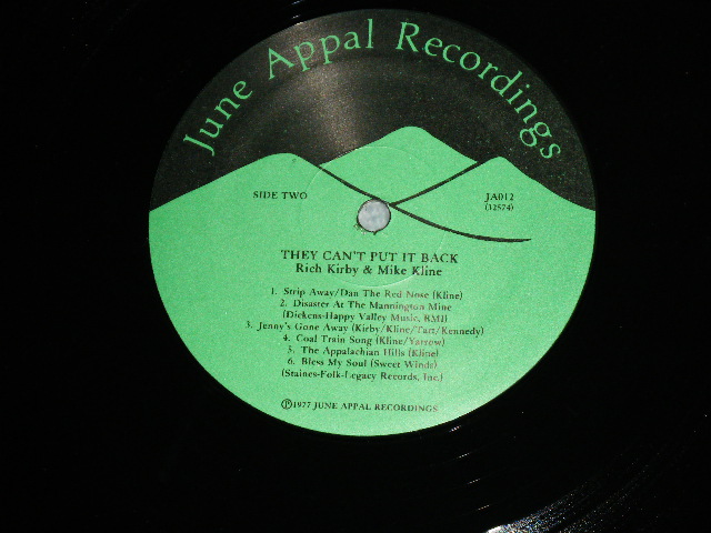 画像: RICH KIRBY &  MICHAEL KLINE( AMERICAN FOLK SINGER )  - THEY CAN'T PUT IT BLACK  / 1977 US ORIGINAL Used LP 