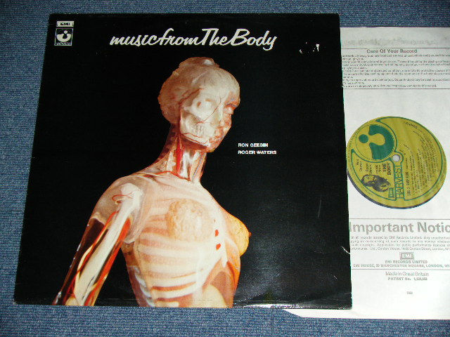 画像1: RON GEESIN & ROGER WATERS of PINK FLOYD - MUSIC FROM "THE BODY"  ( MATRIX NUMBER :A-2/B-2  : Ex/MINT- ) / 1970 UK ORIGINAL Used LP