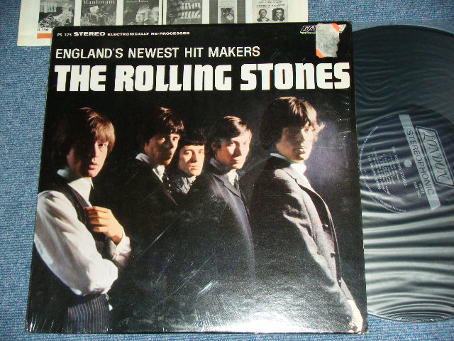 画像1: ROLLING STONES - ENGLAND'S NEWEST HIT MAKERS  ( Matrix Number : ZAL 6291 3 △9112  / ZAL 6292 3 △9112-X : MINT-/Ex+++ ) / 1966 US ORIGINAL Dark Blue With "BOXED LONDON" LABEL STEREO  Used  LP 