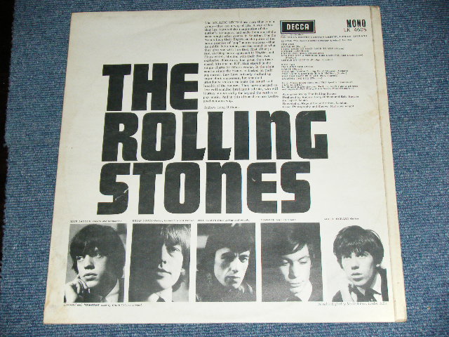 画像: ROLLING STONES - THE ROLLING STONES ( Matrix Number 6A/12A  Boxed DECCA Label : Ex+++,Ex++/MINT- )   / Early 1970's UK Reissue Mono Used LP 
