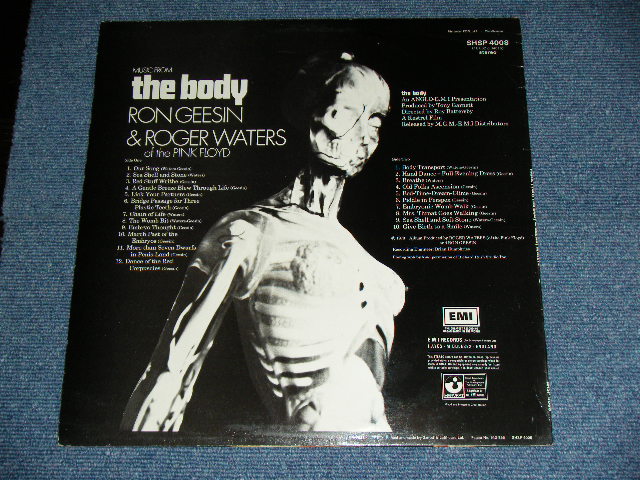 画像: RON GEESIN & ROGER WATERS of PINK FLOYD - MUSIC FROM "THE BODY"  ( MATRIX NUMBER :A-2/B-2  : Ex/MINT- ) / 1970 UK ORIGINAL Used LP