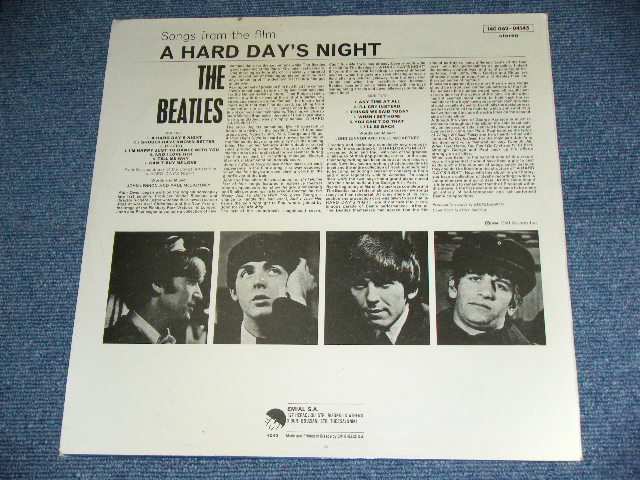 画像: DIE BEATLES -  A HARD DAYS NIGHT / 1976 GREECE Used LP 