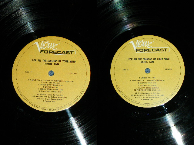 画像: JANIS IAN - FOR ALL THE SEASONS OF YOUR MIND ( Ex++/Ex+++ ) / 1967 US ORIGINAL 1st Press MONO Used LP