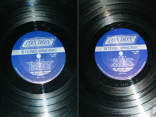 画像: THE ROLLING STONES - 12 x 5 ( Boxed  LONDON on TOP DARK BLUE Label  : Matrix Number : A) 1CS △7164 /  B) 1CS △7164-X  : MINT-/Ex+++ ) / 1965 US ORIGINAL 2nd Press DARK BLUE Label STEREO Used LP  