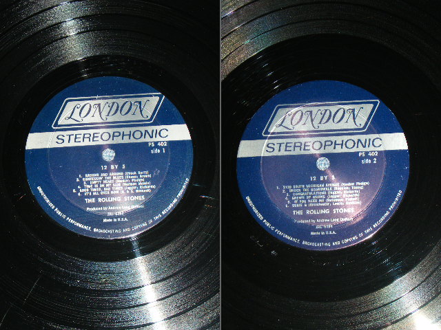 画像: THE ROLLING STONES - 12 x 5 ( Boxed  LONDON on TOP DARK BLUE Label  : Matrix Number : A) 1CS △7164 /  B) 1CS △6555-X ( REMIX ) : Ex-/Ex- ) / 1965 US ORIGINAL 2nd Press STEREO Used LP  