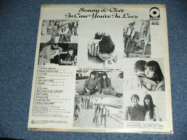 画像: SONNY & CHER - IN CASE YOU'RE IN LOVE ( Ex/Ex+ )  / 1967 US ORIGINAL MONO LP With TITLE STICKER on FRONT 