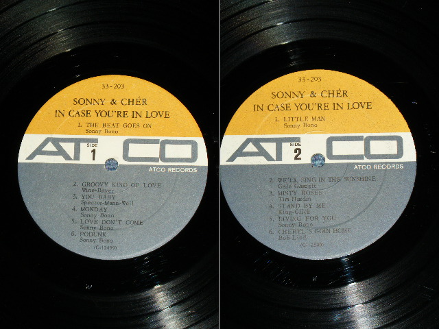 画像: SONNY & CHER - IN CASE YOU'RE IN LOVE ( Ex/Ex+ )  / 1967 US ORIGINAL MONO LP With TITLE STICKER on FRONT 