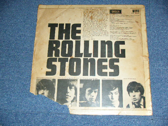 画像: ROLLING STONES - THE ROLLING STONES (  Matrix Number 2A/4A  Unboxed DECCA Label :  POOR/Ex+,+ B-1: Poor )   / 1964 UK ORIGINAL Mono Used LP 