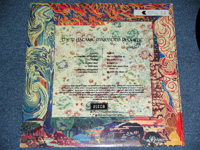 画像:  THE ROLLING STONES - THEIR SATANIC MAJESTIES REQUEST / 1970's?? GREECE NON 3-D Cover STEREO Used LP 